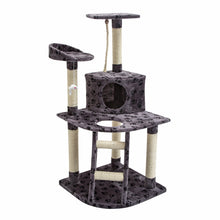 Load image into Gallery viewer, Paw Mate 120cm Grey Cat Tree Bear Multi Level Scratcher