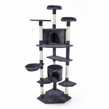 Load image into Gallery viewer, Paw Mate 201cm Grey Cat Tree Parala Multi Level Scratcher