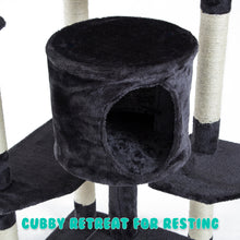 Load image into Gallery viewer, Paw Mate 201cm Grey Cat Tree Parala Multi Level Scratcher