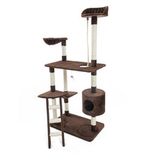 Load image into Gallery viewer, Paw Mate 170cm Brown Cat Tree Fuji Multi Level Scratcher