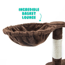 Load image into Gallery viewer, Paw Mate 170cm Brown Cat Tree Fuji Multi Level Scratcher