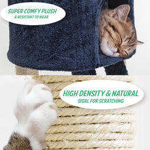 Load image into Gallery viewer, Paw Mate 262cm Blue Cat Tree Paradise Multi Level Scratcher