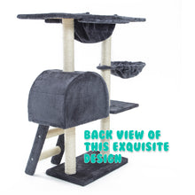 Load image into Gallery viewer, Paw Mate 100cm Grey Cat Tree Atacama Multi Level Scratcher
