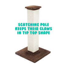 Load image into Gallery viewer, Paw Mate 92cm Brown Cat Tree Noppo Multi Level Scratcher