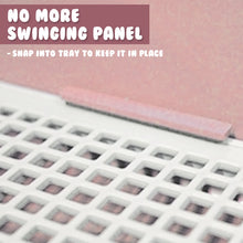 Load image into Gallery viewer, PS KOREA Pink Dog Pet Potty Tray Training Toilet Raised Walls T1