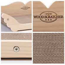 Load image into Gallery viewer, Yaomi Wood Angel Cat Scratcher Sofa Pet Bed