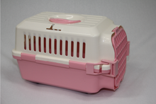 Load image into Gallery viewer, Cat Carrier Small Dog Crate Rabbit Guinea Pig Cage - Pink