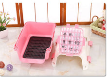 Load image into Gallery viewer, Cat Carrier Small Dog Crate Rabbit Guinea Pig Cage - Pink