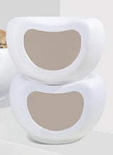 Load image into Gallery viewer, Cat Kitten Bed Cave Small Dog House Kennel Plastic Pet Pod Bedding Igloo White