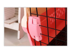 Load image into Gallery viewer, Medium Portable Plastic Dog Cat Pet Pets Carrier Travel Cage With Tray-Pink