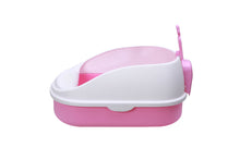 Load image into Gallery viewer, Medium Portable Cat Toilet Litter Box Tray with Scoop Pink