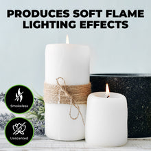 Load image into Gallery viewer, Home Master 30PCE Pillar Candles White Home Décor Party Wedding 10cm