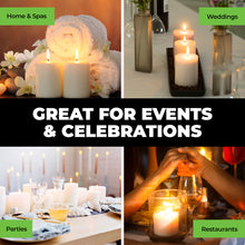 Load image into Gallery viewer, Home Master 30PCE Pillar Candles White Home Décor Party Wedding 10cm