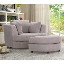 Load image into Gallery viewer, Sunshine Single Sofa Love Chair Fabric Swivel Armchair - Steel