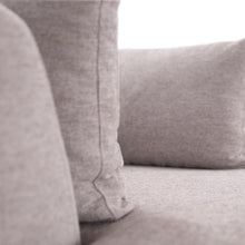 Load image into Gallery viewer, Sunshine Single Sofa Love Chair Fabric Swivel Armchair - Steel