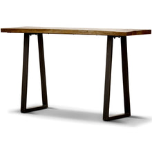 Load image into Gallery viewer, Begonia Console Table 140cm Live Edge Solid Mango Wood Unique Furniture -Natural