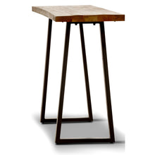 Load image into Gallery viewer, Begonia Console Table 140cm Live Edge Solid Mango Wood Unique Furniture -Natural