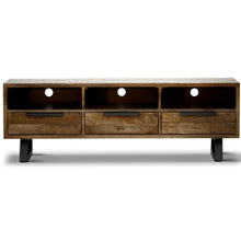 Load image into Gallery viewer, Begonia ETU Entertainment TV Unit 150cm 3 Drawer Mango Wood Unique Furniture