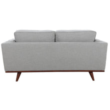 Load image into Gallery viewer, Petalsoft 2 Seater Sofa Fabric Uplholstered Lounge Couch - Grey