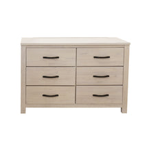 Load image into Gallery viewer, Foxglove Dresser 6 Chest of Drawers Solid Wood Tallboy Storage Cabinet - White