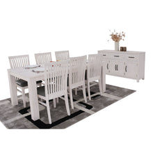 Load image into Gallery viewer, Foxglove Dining Table 190cm Solid Mt Ash Wood Home Dinner Furniture - White