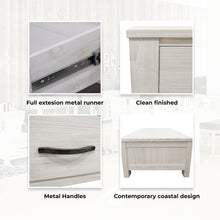 Load image into Gallery viewer, Foxglove Coffee Table 127cm 2 Drawer Solid Mt Ash Timber Wood - White