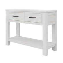 Load image into Gallery viewer, Foxglove Console Hallway Entry Table 110cm Solid Mt Ash Timber Wood - White
