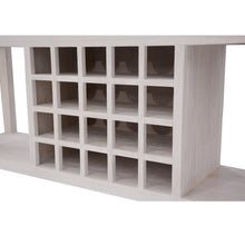 Load image into Gallery viewer, Foxglove Sideboard Buffet Wine Cabinet Bar Bottle Wooden Storage Rack - White
