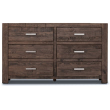 Load image into Gallery viewer, Catmint Dresser 6 Chest of Drawers Solid Pine Wood Storage Cabinet - Grey Stone