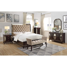 Load image into Gallery viewer, Scarlet 4pc King Bed Frame Bedroom Suite Timber Bedside Tallboy Package Set