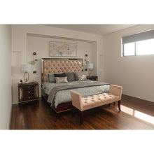 Load image into Gallery viewer, Scarlet 5pc Queen Bed Frame Bedroom Suite Timber Bedside Dresser Mirror Package
