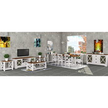 Load image into Gallery viewer, Erica ETU Entertainment TV Unit 160cm Solid Acacia Wood Hampton Brown White