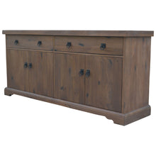 Load image into Gallery viewer, Florence Buffet Table 180cm 2 Door 4 Drawer Solid Mango Timber Wood