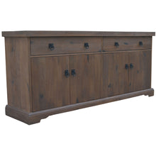 Load image into Gallery viewer, Florence Buffet Table 180cm 2 Door 4 Drawer Solid Mango Timber Wood