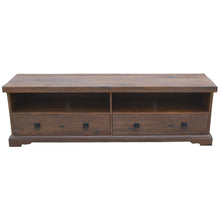 Load image into Gallery viewer, Florence  ETU Entertainment TV Unit 180cm 2 Drawer Solid Mango Timber Wood