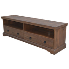 Load image into Gallery viewer, Florence  ETU Entertainment TV Unit 180cm 2 Drawer Solid Mango Timber Wood