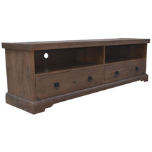 Load image into Gallery viewer, Florence  ETU Entertainment TV Unit 180cm 2 Drawer Solid Mango Timber Wood