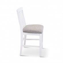 Load image into Gallery viewer, Laelia Tall Bar Chair Stool Set of 6 Solid Acacia Wood Coastal Furniture - White