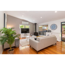 Load image into Gallery viewer, Laelia ETU Entertainment TV Unit 160cm 2 Door Solid Acacia Wood Coastal - White