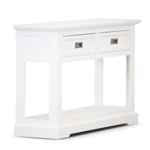 Load image into Gallery viewer, Laelia Console Hallway Entry Table 125cm Solid Acacia Timber Wood Coastal -White