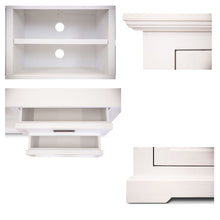 Load image into Gallery viewer, Laelia ETU Entertainment TV Unit 220cm 2 Door Solid Acacia Wood Coastal - White