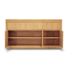 Load image into Gallery viewer, Rosemallow Buffet Table 165cm 3 Door 3 Drawer Solid Messmate Timber - Natural