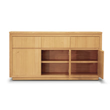 Load image into Gallery viewer, Rosemallow Buffet Table 165cm 3 Door 3 Drawer Solid Messmate Timber - Natural