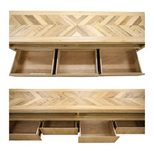 Load image into Gallery viewer, Rosemallow ETU Entertainment TV Unit 235cm 4 Drawer Solid Messmate Timber Wood