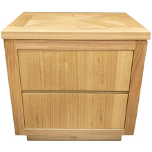 Load image into Gallery viewer, Rosemallow Bedside Table 2 Drawers Storage Cabinet Nightstand End Tables Timber