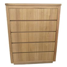 Load image into Gallery viewer, Rosemallow Tallboy 5 Chest of Drawers Solid Messmate Wood Bed Storage Cabinet