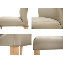 Load image into Gallery viewer, Rosemallow 7pc Dining Set 180cm Table 6 Silver PU Chair Solid Messmate Timber