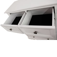 Load image into Gallery viewer, Celosia Tallboy 6 Chest of Drawers Solid Acacia Wood Bed Storage Cabinet - White