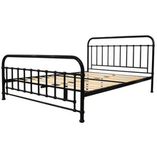 Load image into Gallery viewer, Metallica Queen Bed Size Metal Frame Platform Mattress Base - Black