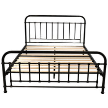 Load image into Gallery viewer, Metallica Double Bed Size Metal Frame Platform Mattress Base - Black